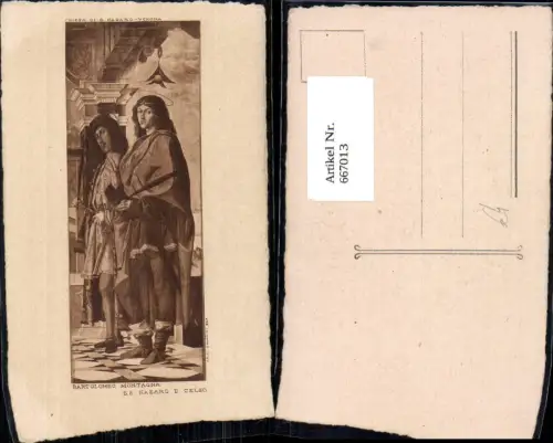 667013,Künstler Ak Bartolomeo Montagna S.S. Nazaro e Celso Heilige Religion