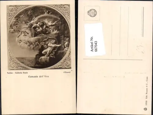 667043,Künstler Ak Albano Elemento dell Aria Religion