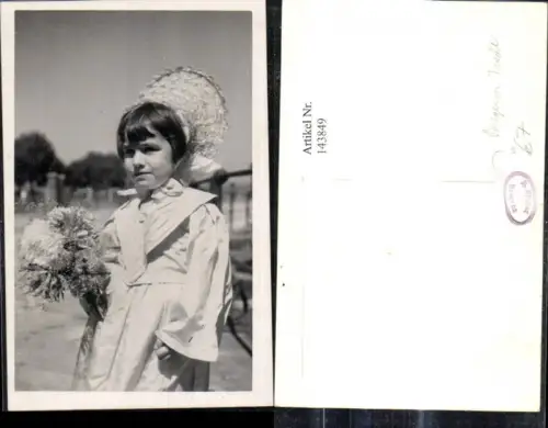143849,Foto Ak Mädchen i. Bregenzer Tracht Bregenz