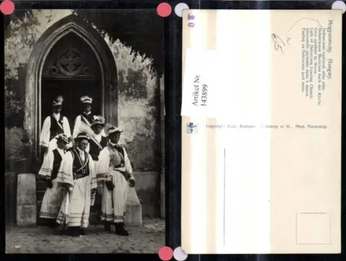 143899,Debreczenser Burschen n. d. Kirche Tracht