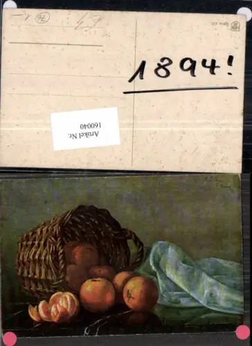160040,Obst Gemüse früchte Orangen Korb