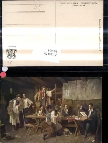 163634,Künstler Ak Revesz Petofi a csardaban Hirten Ungarn Gaststube