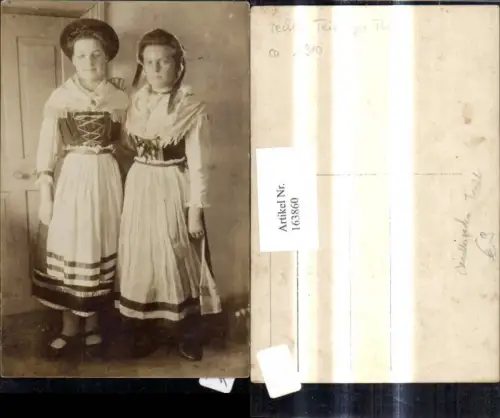 163860,Foto Ak Frauen Tracht Volkstracht Berchtesgadener Land Berchtesgaden
