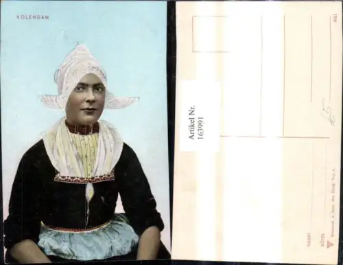 163991,Tracht Frau Volendam Niederlande