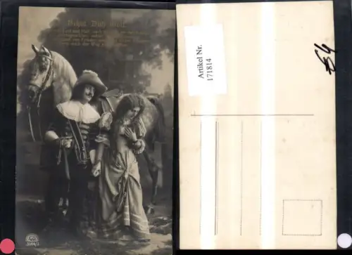 171814,Märchen Trompeter v. Säckingen Trompete Behüt dich Gott Foto Ak Schauspieler