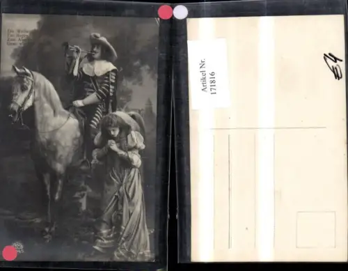 171816,Märchen Trompeter v. Säckingen Trompete Behüt dich Gott Foto Ak Schauspieler