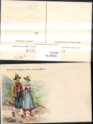 201276,Tiroler Trachten Tracht Österreich Frau u. Mann m. Hut
