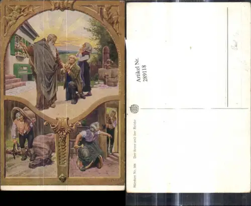 289118,Künstler Ak Paul Hey Der Arme u. d. Reiche Märchen