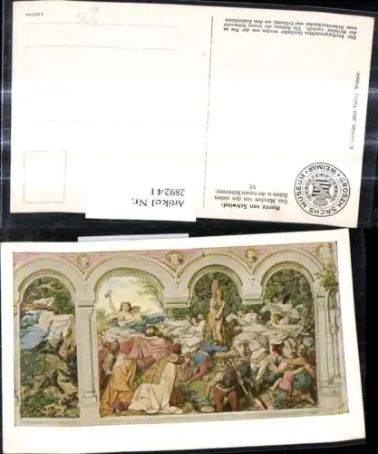 289241,Künstler Ak Moritz von Schwind Sieben Raben u. d. treuen Schwester Märchen
