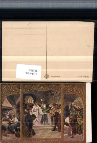 318598,Künstler AK Paul Hey Märchen Aschenbrödel Aschenputtel Tauben Märchen 317