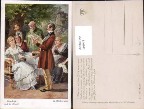 319947,Künstler Ak G. Mühlberg Goldelse 5 n. E. Marlitt Märchen