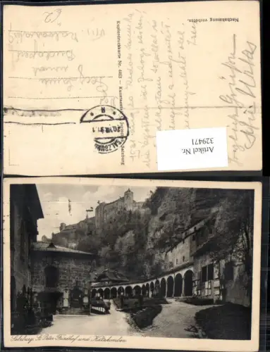 329471,Salzburg St Peter Friedhof u. Katakomben Tod