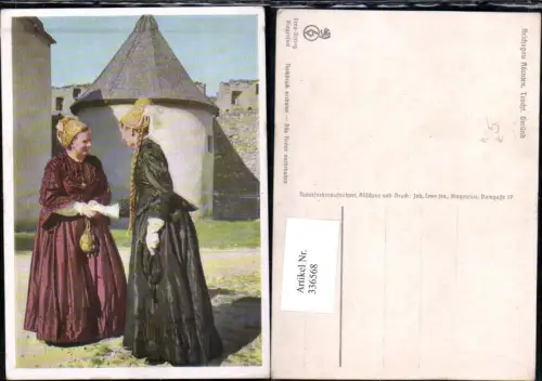336568,Künstler Ak Kärnten Gmünd Frauen i. Tracht Goldhauben