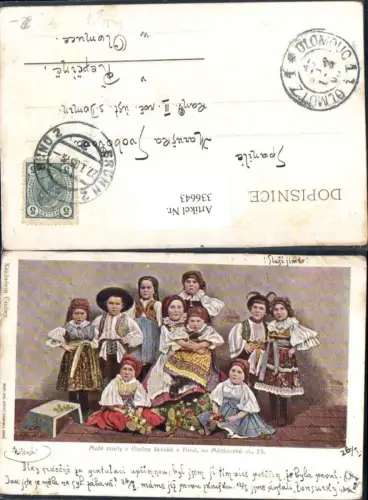336643,Künstler Ak Kinder Tracht Male sirolty z Utulny zenske v Brne na Mestanske