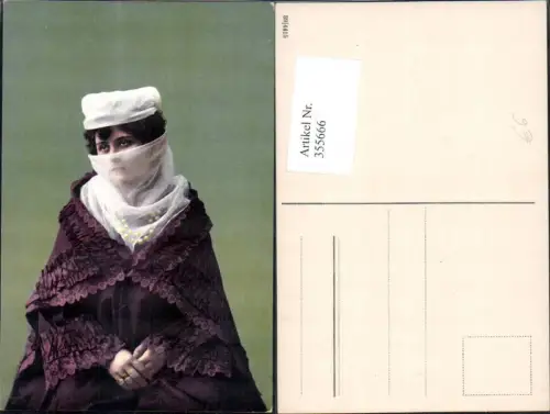 355666,Volkstypen Typen Frau verschleiert