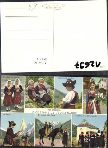 355703,Trachten Schweiz Val d Herens Le Costumes de L Evolenarde Wallis