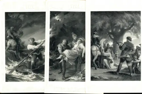 380484,8 AK Wilhelm Tell Sage Schweiz Ganze Serie pub Theo Stroefer Ser. 467 Nr. 1-8