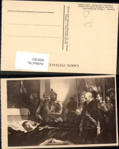 408382,Künstler Ak Louis Gallait Derniers honneurs rendus aux comtes d Egmont et de Horne Tod