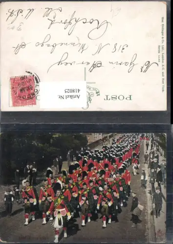 418025,Scottish Highlander Schottland Parade Volkstypen Europa