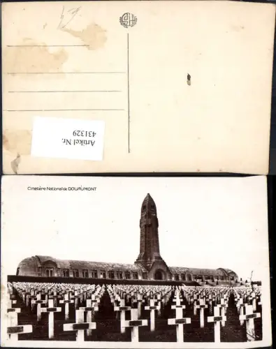 431329,Cimetiere Nationale Douaumont Friedhof Tod