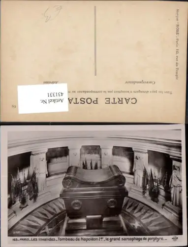 431331,Paris Les Invalides Tombeau de Napoleon I Sarcophage Sarkophag Tod
