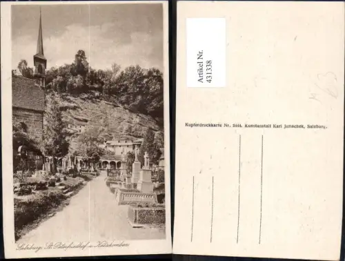 431338,Tod Salzburg St Peterfriedhof u. Katakomben Friedhof Gräber Grab