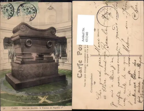431340,Paris Les Invalides Tombeau de Napoleon I Sarcophage Sarkophag Tod