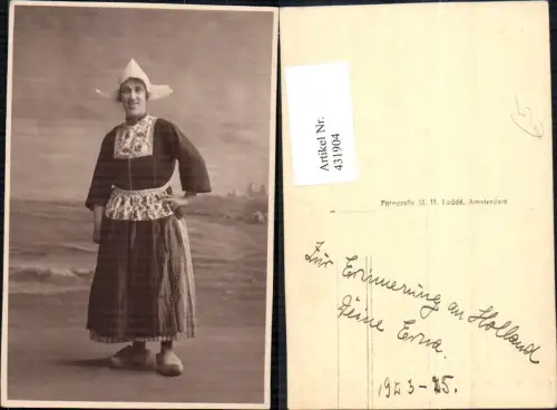 431904,Foto Ak Frau Kopfbedeckung Holland Trachten Niederlande