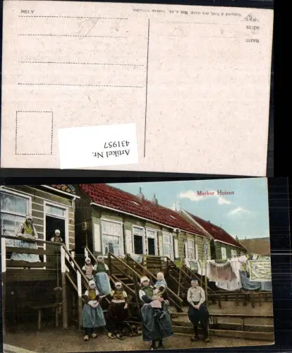 431957,Kinder v. Häuser Marker Huizen Trachten Niederlande