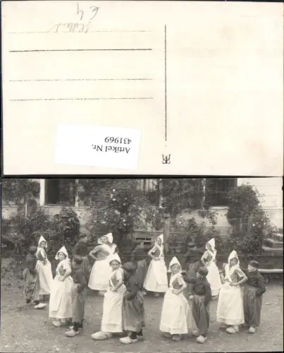 431969,Foto Ak Kinder Paare Tranzen Holland Trachten Niederlande