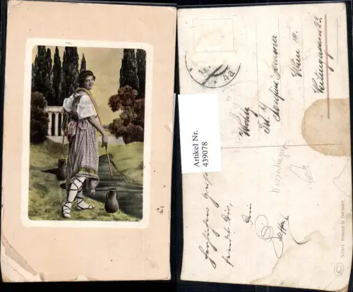439078,Wasserträgerin Volkstypen Europa Passepartout