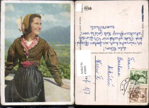 439092,Frau Rosental Kärnten Trachten Österreich