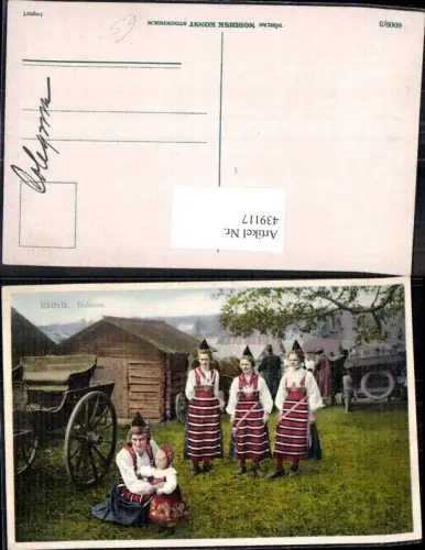 439117,Rättvik Dalarne Frauen Kind Trachten Schweden