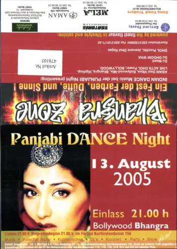 478105,Tanzen Panjabi Dance Night 2005 Bollywood Bhangra Berlin