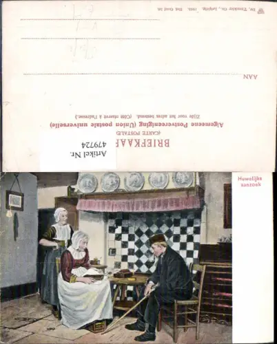 479724,Mann Rauchen Pfeife Frauen Tracht Huwelijks aanzoek pub Dr Trenkler Co 50