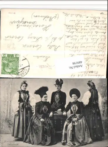 489198,Schruns Montafoner Volkstracht Trachten Tracht