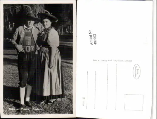 489202,Sillian Pustertal Sillianer Trachten Tracht Paar