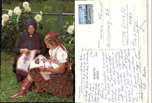 489304,Ungarn Buzsak Nepviselet Volkstracht Trachten Sticken