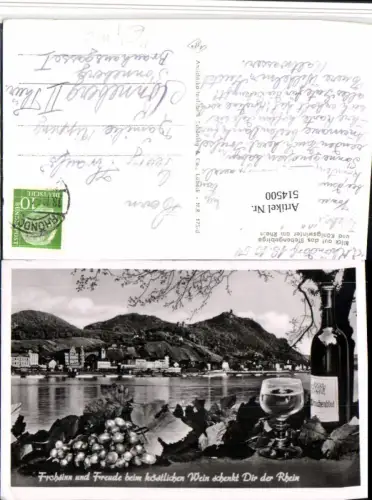 514500,Königswinter am Rhein Totale Wein Alkohol Weintrauben Glas