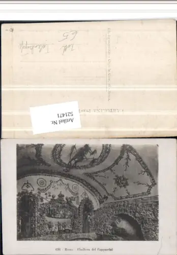 521471,Roma Rom Cimitero di Cappuccini Friedhof Tod Totenköpfe