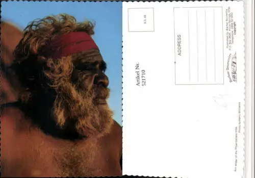521710,Australia An elder of the Pitjantjatjara tribe Volkstyp Type