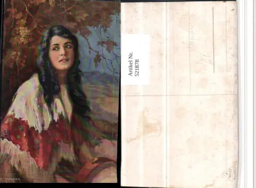 521878,Künstler AK C. Weber Zigeuner Sinti Roma Mignon Tamburin