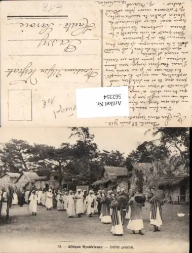 562354,Africa Senegal Afrique Mysterieuse Defile general Types Typen natives