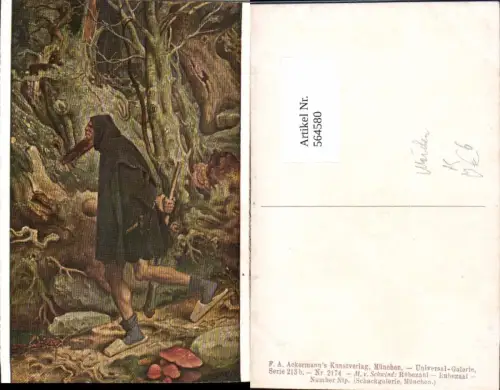 564580,tolle AK Märchen Moritz v. Schwind Rübezahl pub Ackermann 213b-2174