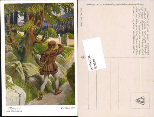 569349,Künstler AK F. Elßner Brüder Grimm Märchen Rübezahl