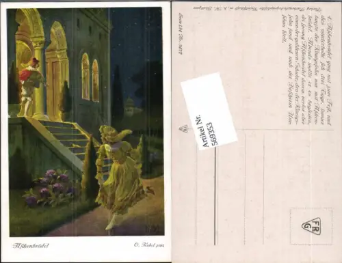 569353,Künstler AK O. Kubel Brüder Grimm Märchen Aschenbrödel Prinz