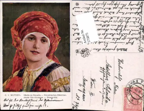 575875,Volkstypen Typen C. V. Muttich Tschechien Slovenska Slovakia