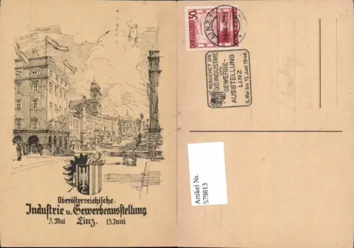 579813,Ausstellung Oberösterreichische Industrie Gewerbeausstellung Linz 1946