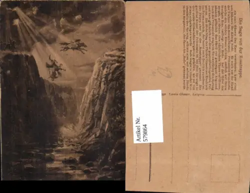 579864,Die Sage v. d. Rosstrappe Thale