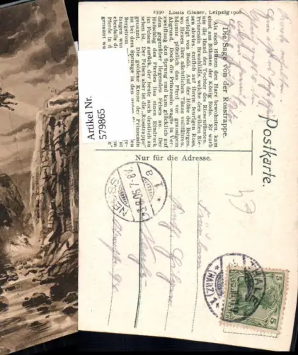 579865,Die Sage v. d. Rosstrappe Thale